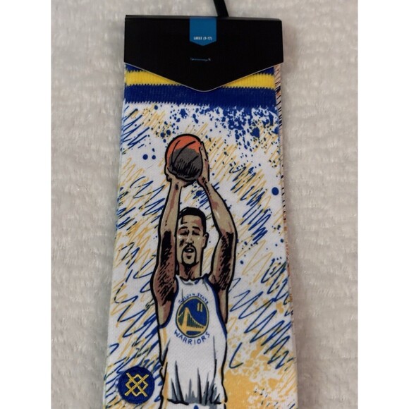 Stance Klay Thompson Crew Socks MENS 9-12 Large Golden State Warriors Mavs - Picture 2 of 4